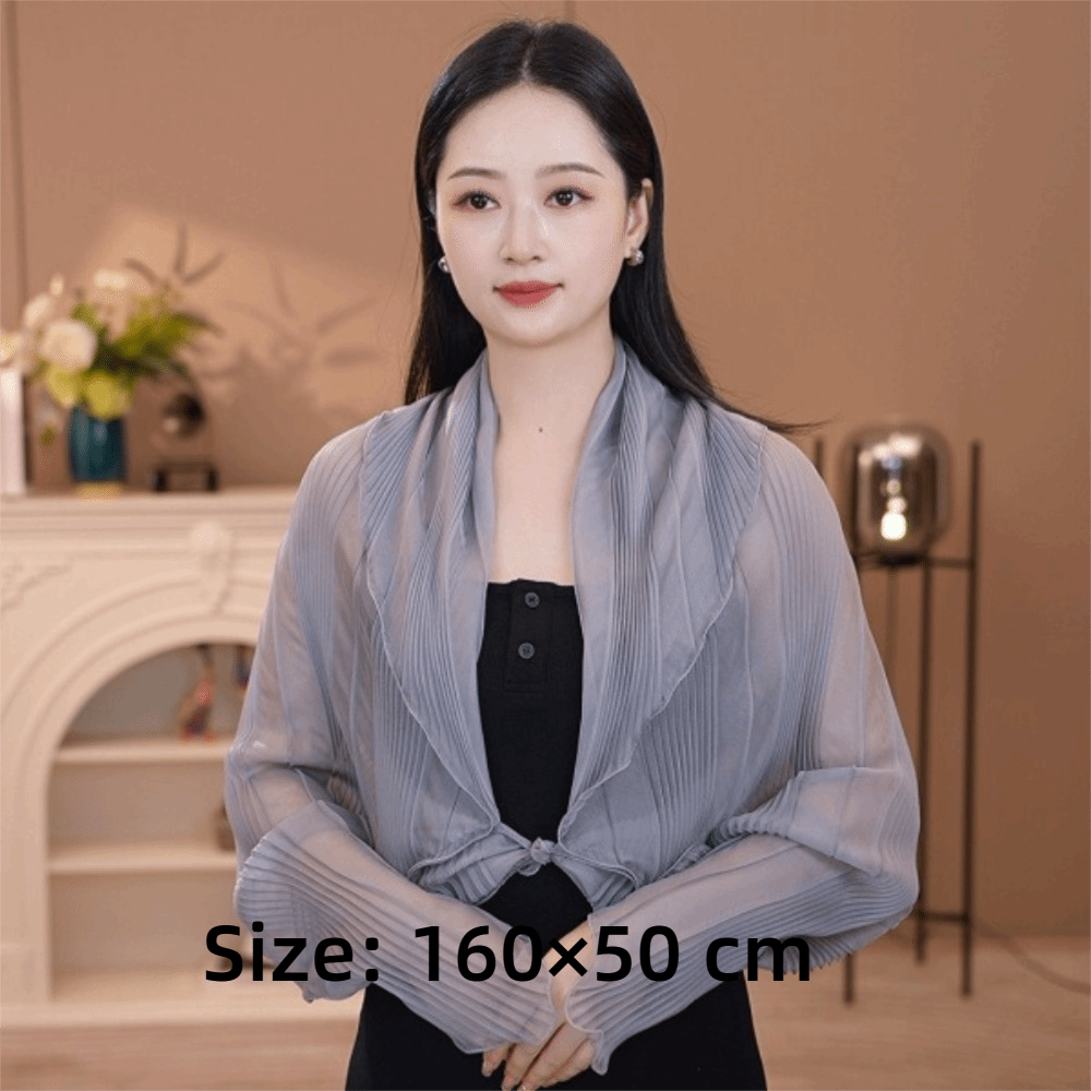 Solid Color Sun Protection Top - Shawl Wrap Winter review and price