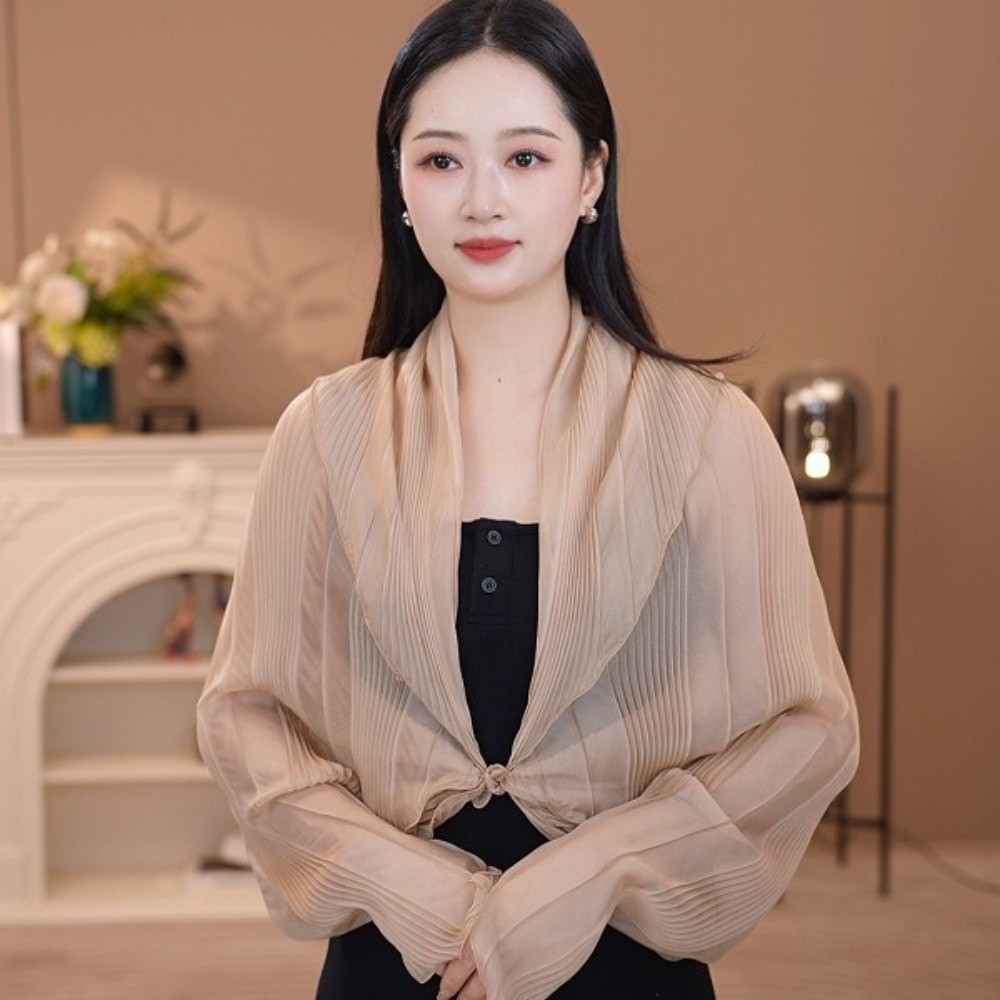 Solid Color Sun Protection Top - Shawl Wrap Winter review and price