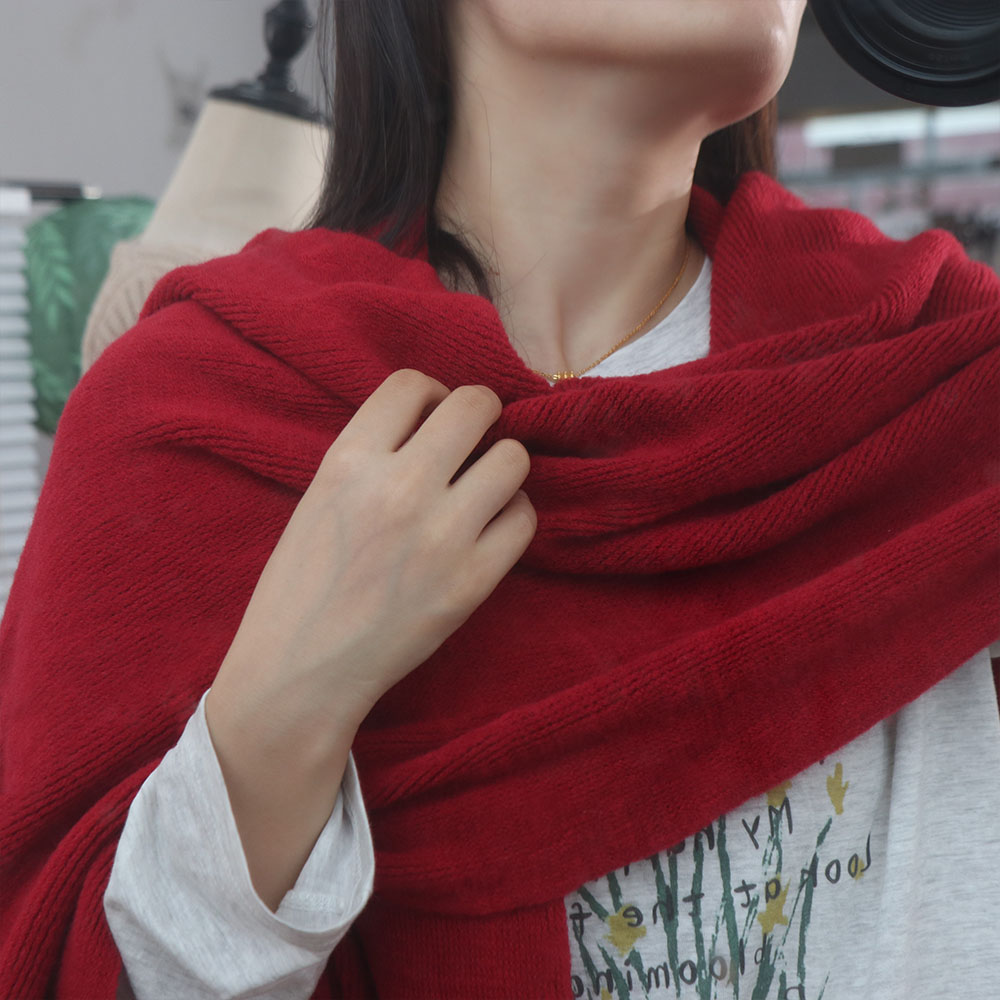 High Quality Solid Color Men W - Wool Scarf Men review and price