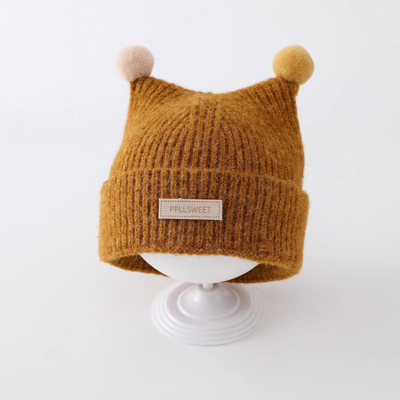 1-4Year Baby Knitted Hat Cute  - Knit Beanie Hat Warm review and price