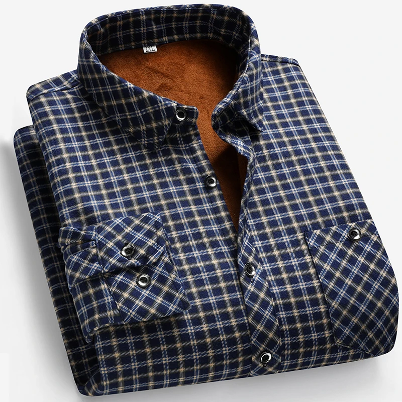 2026 Autumn and Winter Men's F - Flannel Shirt Lined review and price