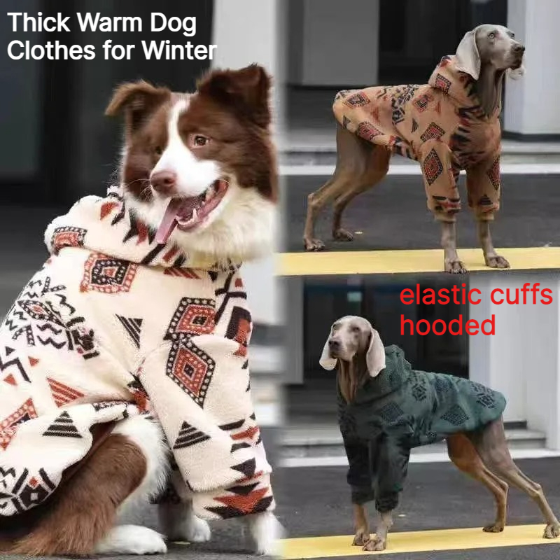 Winter Warm Hooded Dog Coat Sh - Sherpa Hoodie Fleece review and price