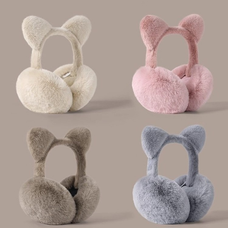 Cat Ears Foldable Earmuffs Plu - Earmuffs Foldable review and price