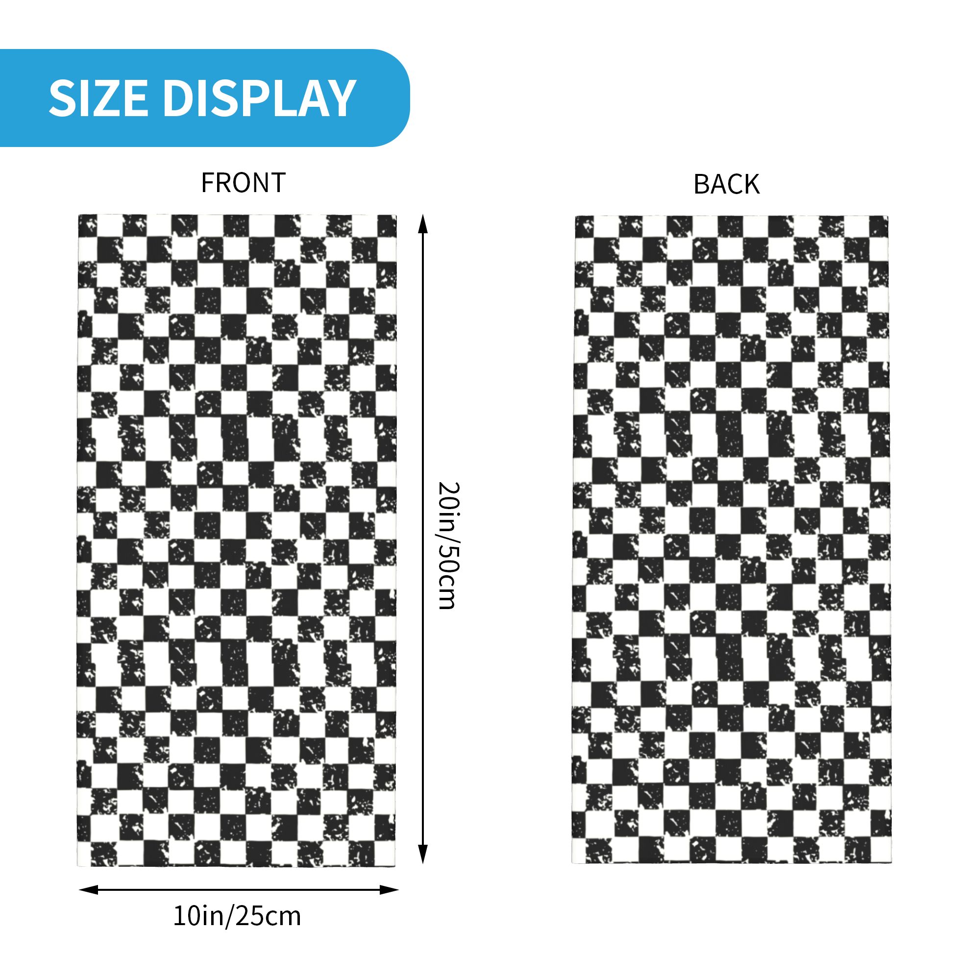 Custom Retro Checkered Flag Wi - Neck Gaiter Fleece review and price