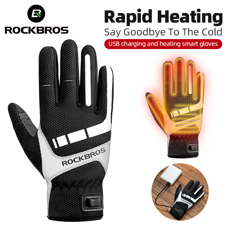 ROCKBROS Heated Winter Glove C - Touch Screen Gloves review and price