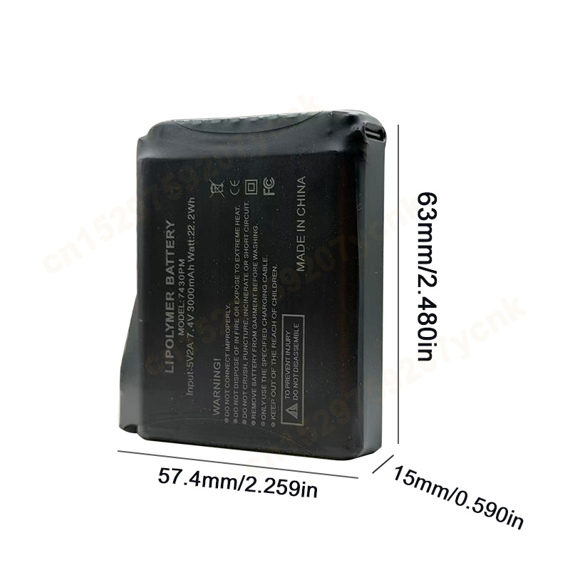 7.4V 3000mah Heated Gloves Bat - Heated Vest Battery review and price