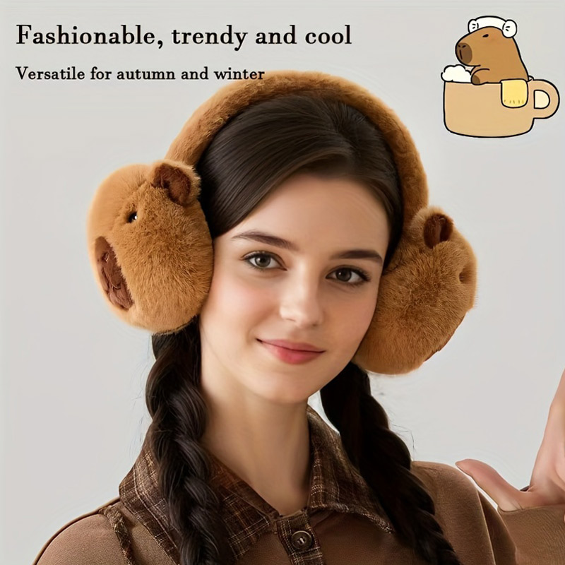Cute Capibala Earmuffs Cartoon - Earmuffs Foldable review and price
