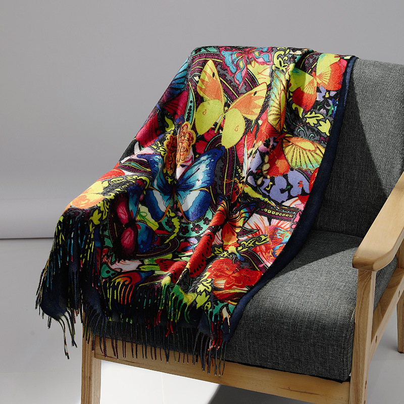 Luxury Brand Oil Painting Cash - Cashmere Pashmina Wrap review and price