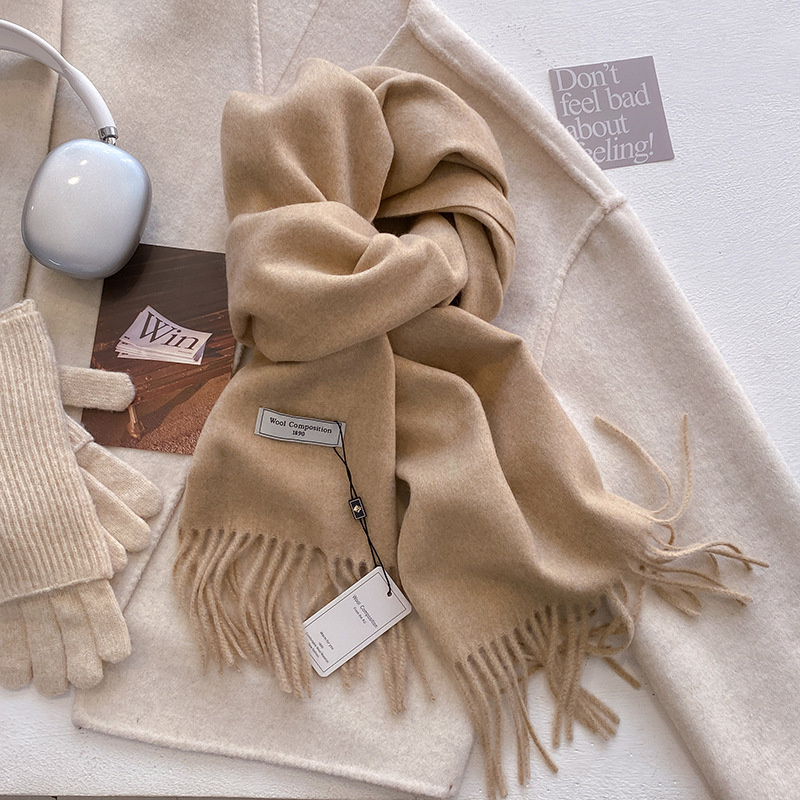2024 Winter Wool Scarf For Wom - Cashmere Pashmina Wrap review and price
