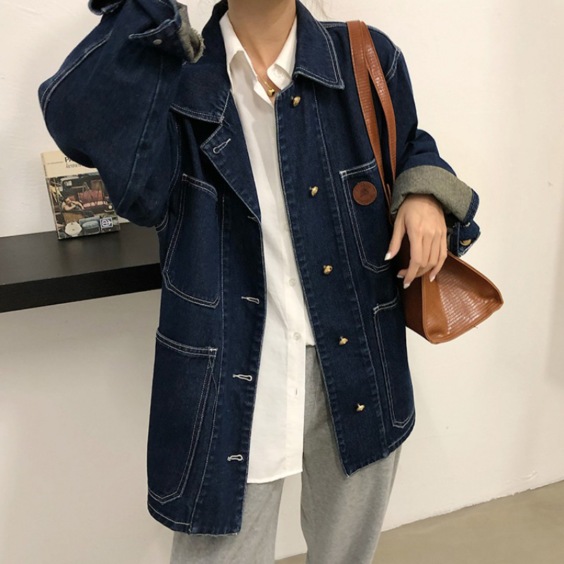 Dark Blue Denim Jacket Women S - Down Jacket Packable review and price