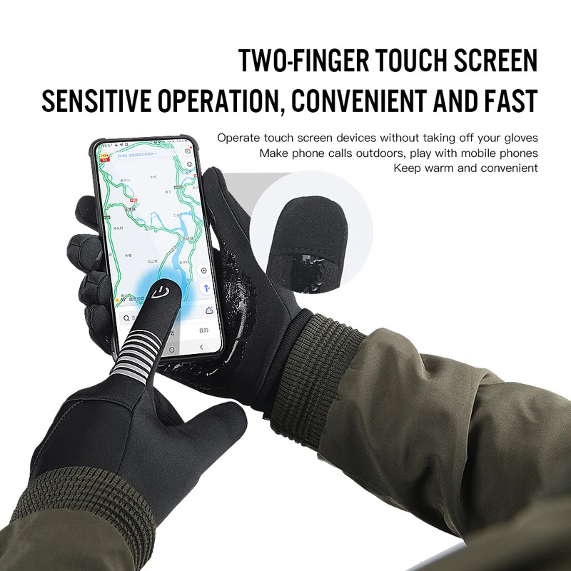 Winter Cycling Gloves for Men  - Touch Screen Gloves review and price