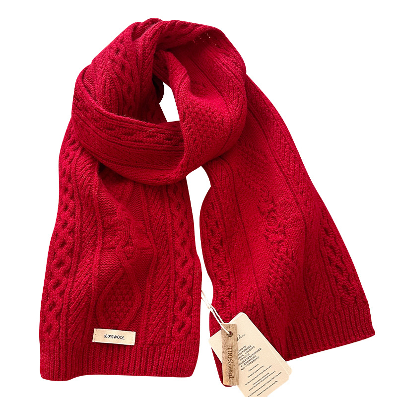 Luxury 100% Wool Scarf Women M - Wool Scarf Men review and price