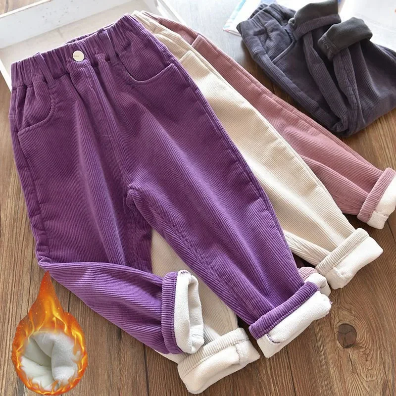 Girls Corduroy Pants Winter Wa - Corduroy Pant Warm review and price