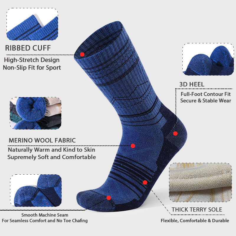 Merino Wool Boot Socks Thermal - Thermal Sock Wool review and price
