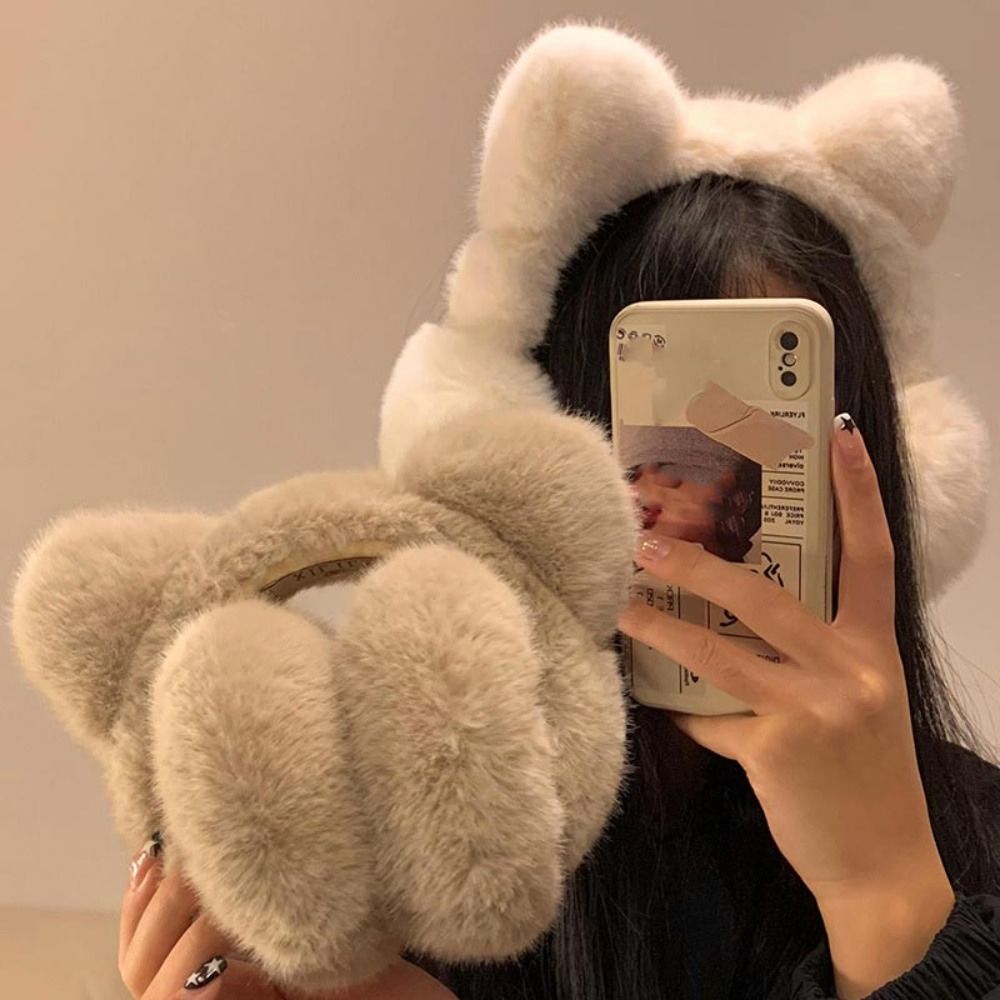 Cute Cat Earmuffs Winter Warm  - Earmuffs Foldable review and price