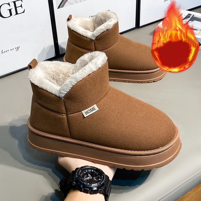 Popular Autumn and Winter Flee - Waterproof Winter Boot review and price