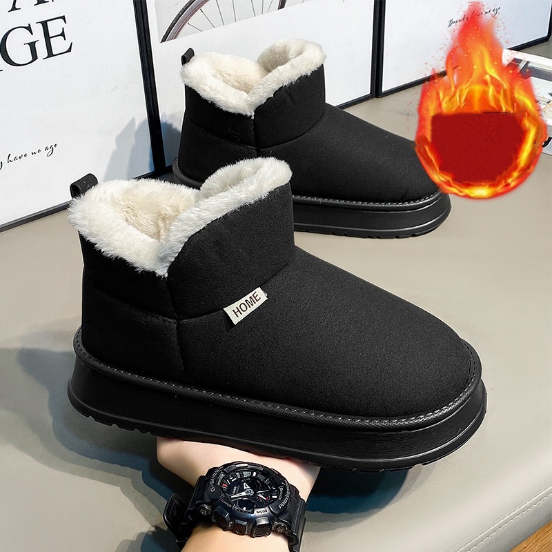 Popular Autumn and Winter Flee - Waterproof Winter Boot review and price