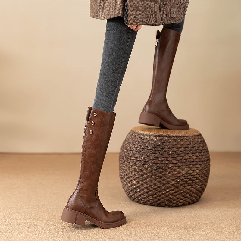 Autumn Winter Middle Heel Ladi - Waterproof Winter Boot review and price